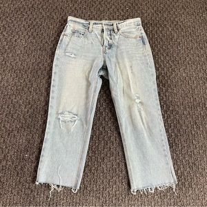 Like New Old Navy Slouchy Straight Jeans